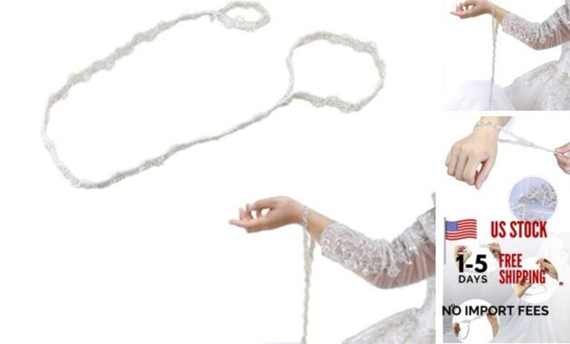2 Pack Wrist Bustle for Wedding Dress Train – No-Pin, Quick Release Hands-Free