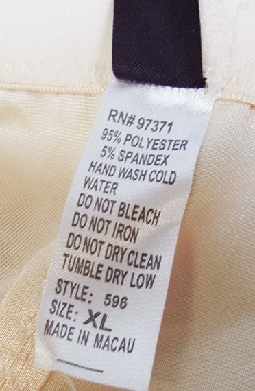 Vintage Donna Loren Silky PEACH Girdle Shapewear Panties size XL