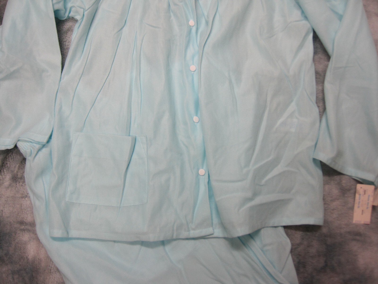 Vintage 2 Piece Long Sleeve Pajamas Katz Large 16-18 New Old Stock With Tags