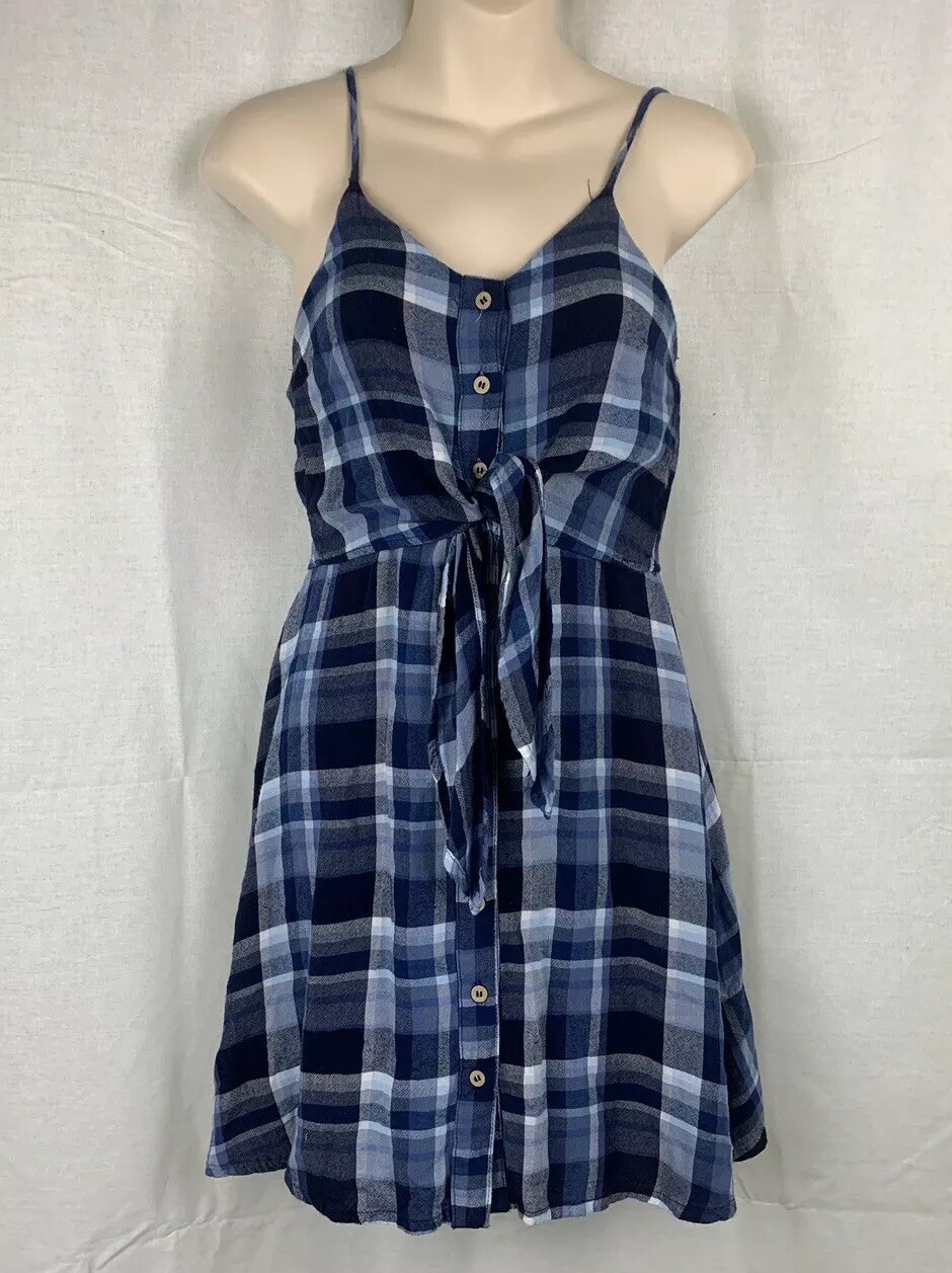 Universal Thread Boho Hippie Plaid Summer Dress Size XS