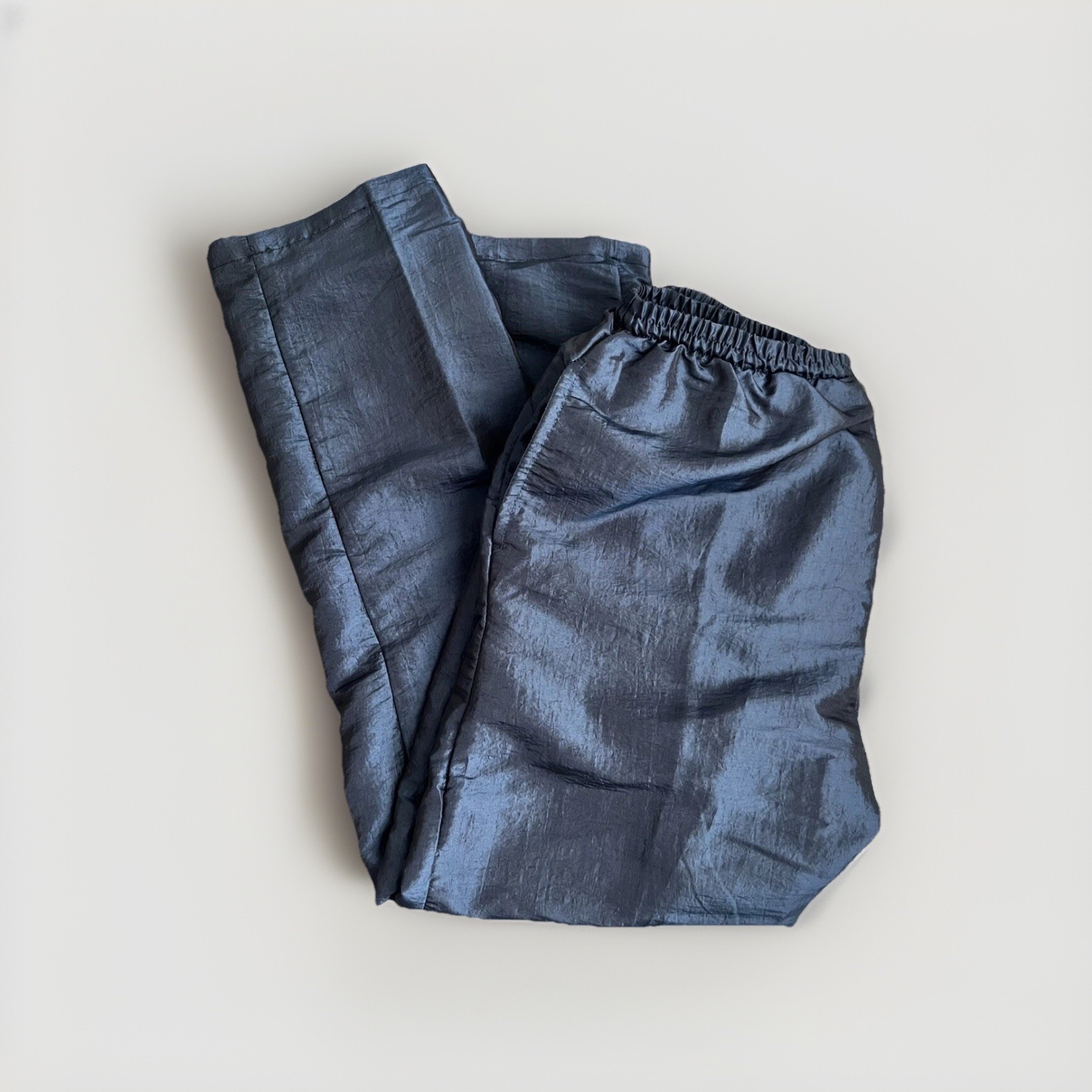 Vintage Great Cavalier St. Paul Iridescent Blue Two Piece Track Suit Set Size S