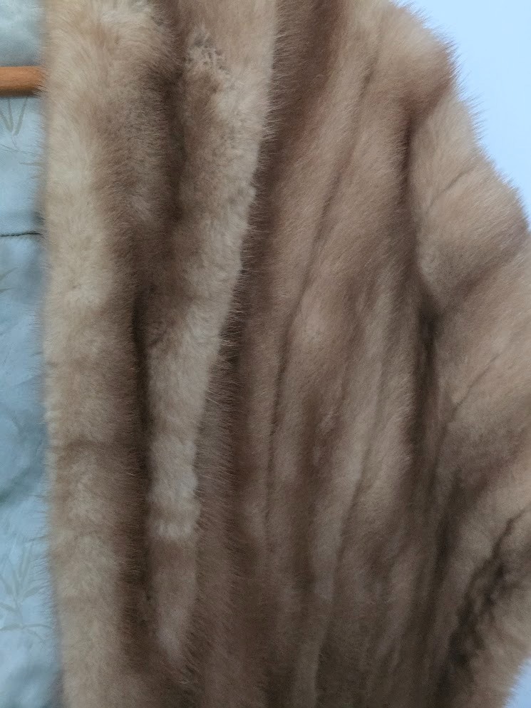 Mink stole vintage EMBA „Autumn Haze” A beauttful color.