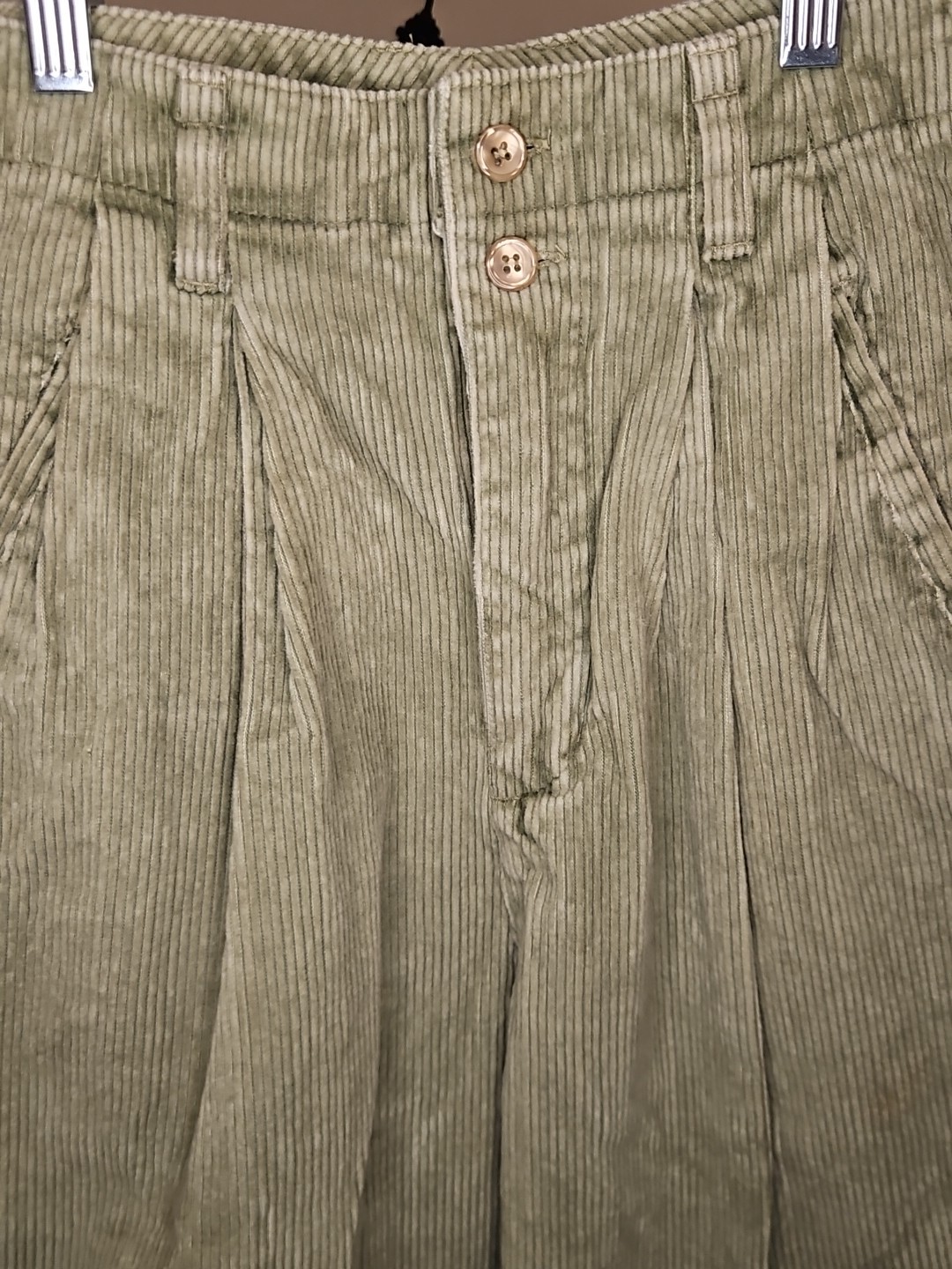 Women Vtg Outback Red Corduroy Pants Sz 6 Academia Eclectic Grandpa High Waisted