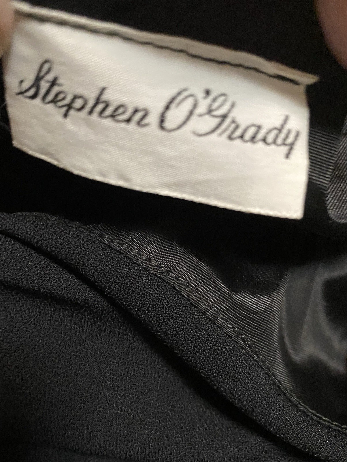 Vintage 1950-1960s Stephen O’Grady Little Black Sleeveless Dress Medium