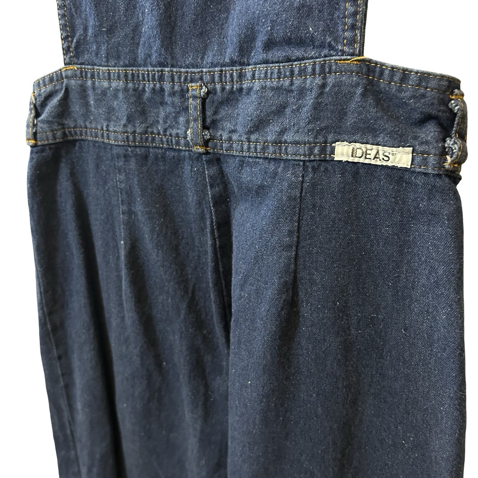 80s Ideas Vintage Denim Overalls | Boho Snap Front | USA Made