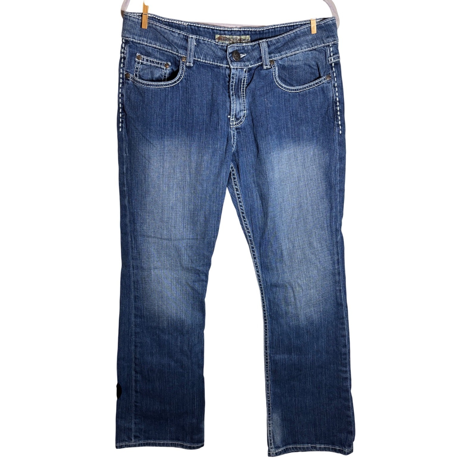 BKE Culture Bootcut Stretch Denim Jeans Size 33×31.5 Y2K Vibes