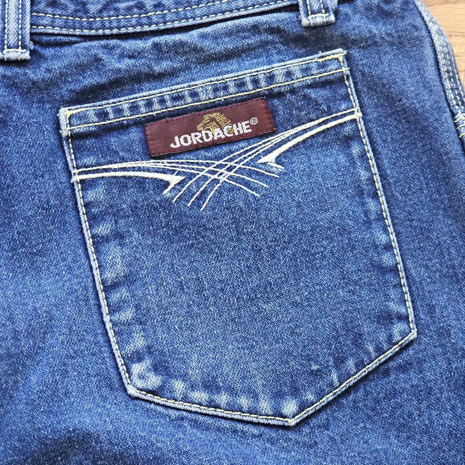 Vintage Jordache Womens Jeans Horse Head 80s RN52992 34/32 Made In USA Cotton