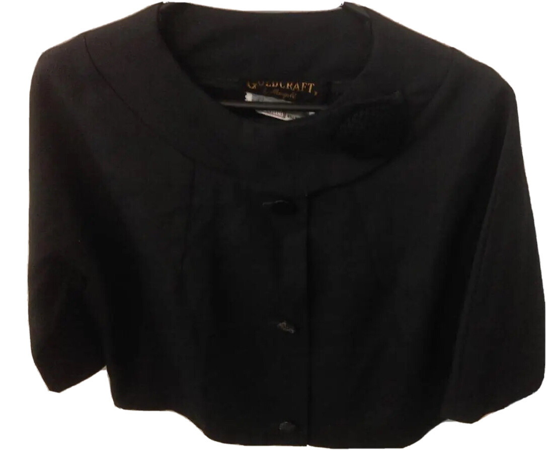 Goldcraft Marigold Vintage Wool/Terylene Womens Jacket Size M Button Closure