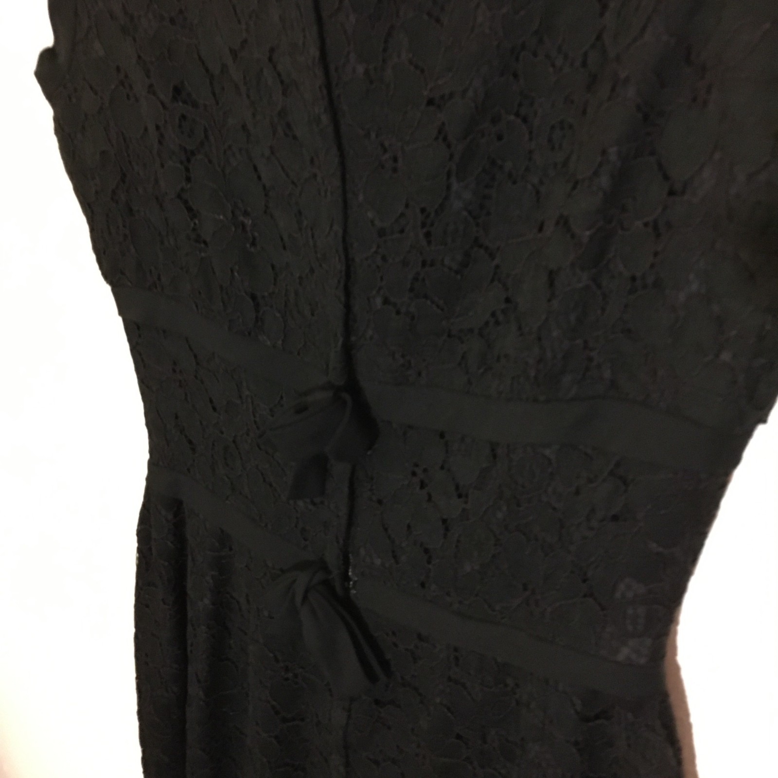 Vintage 50s 60s Black Wiggle Dress Party Cocktail Christmas LBD MCM Bombshell (I