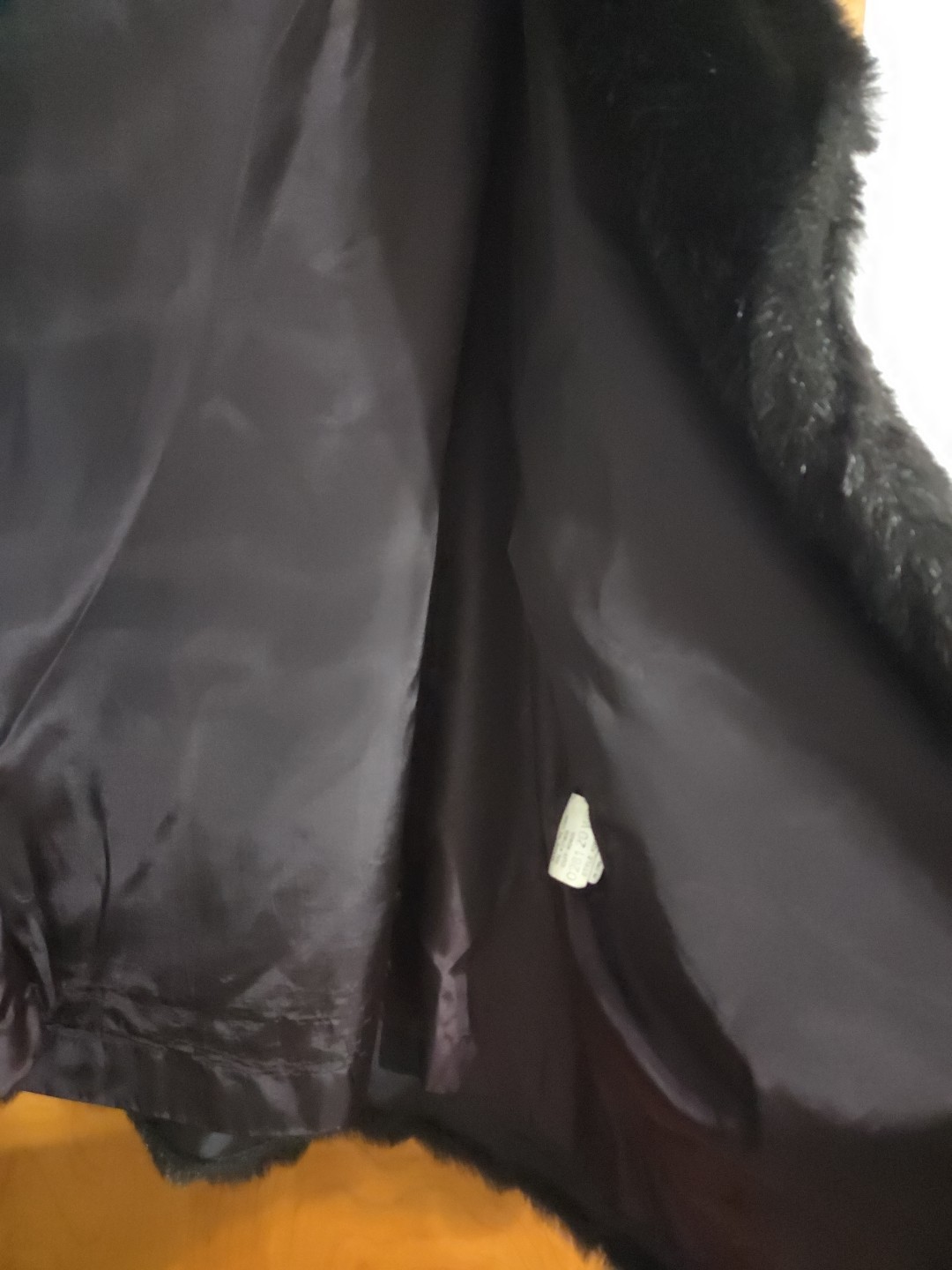 Vtg Woman’s Faux Fur Monterey Fashions Black Coat Made In USA Size 20WP