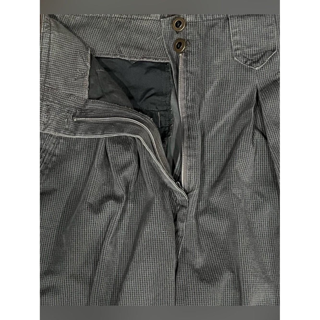 Vintage 80s/90s Outback Red Size 4 100% Cotton Grey Pants