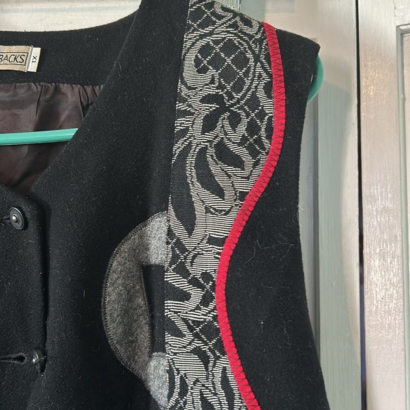 Vintage Boho Wool and Cashmere Vest – Size 1X