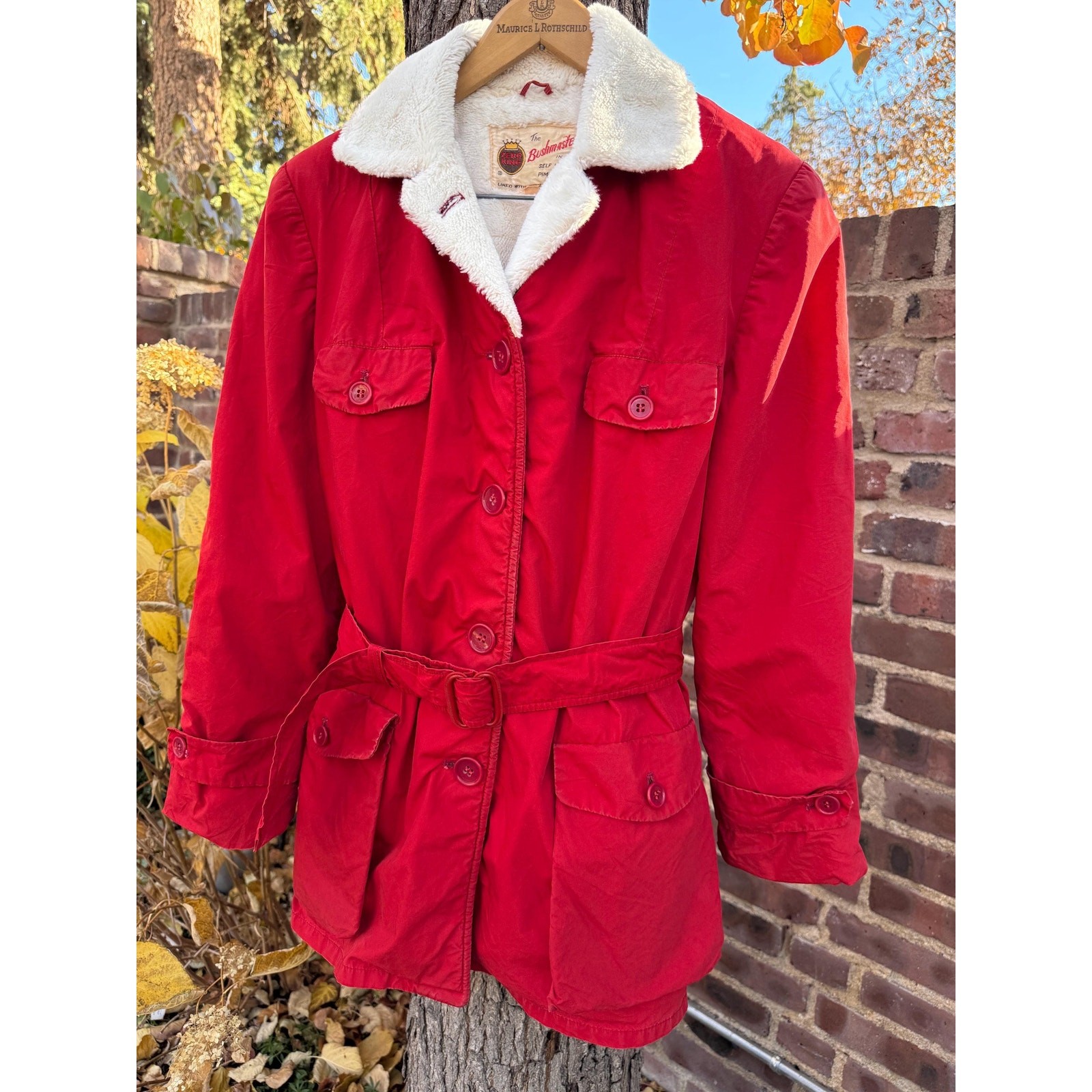 Vintage RARE 1950s Zero King Bushmaster Lined Cotton Hunting Jacket Coat