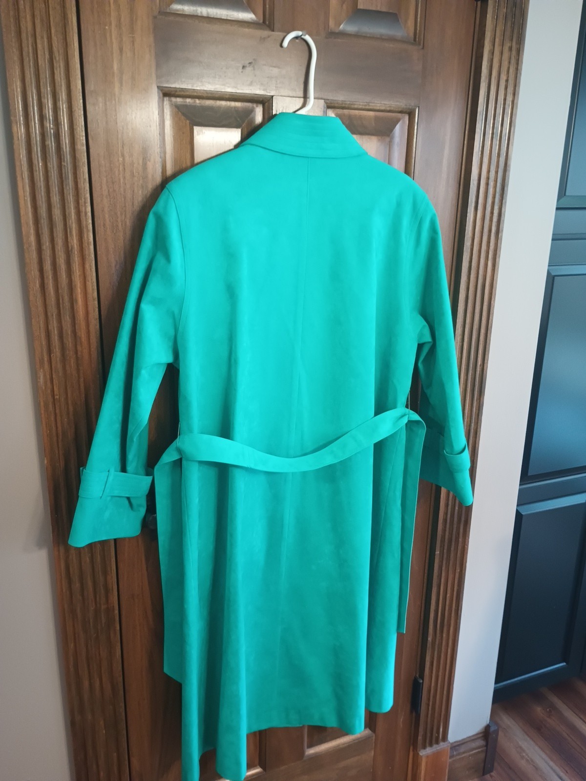 Vintage 60’s 70’s Skinner Ultra Suede Long Jacket Count Romi Green Size M / L