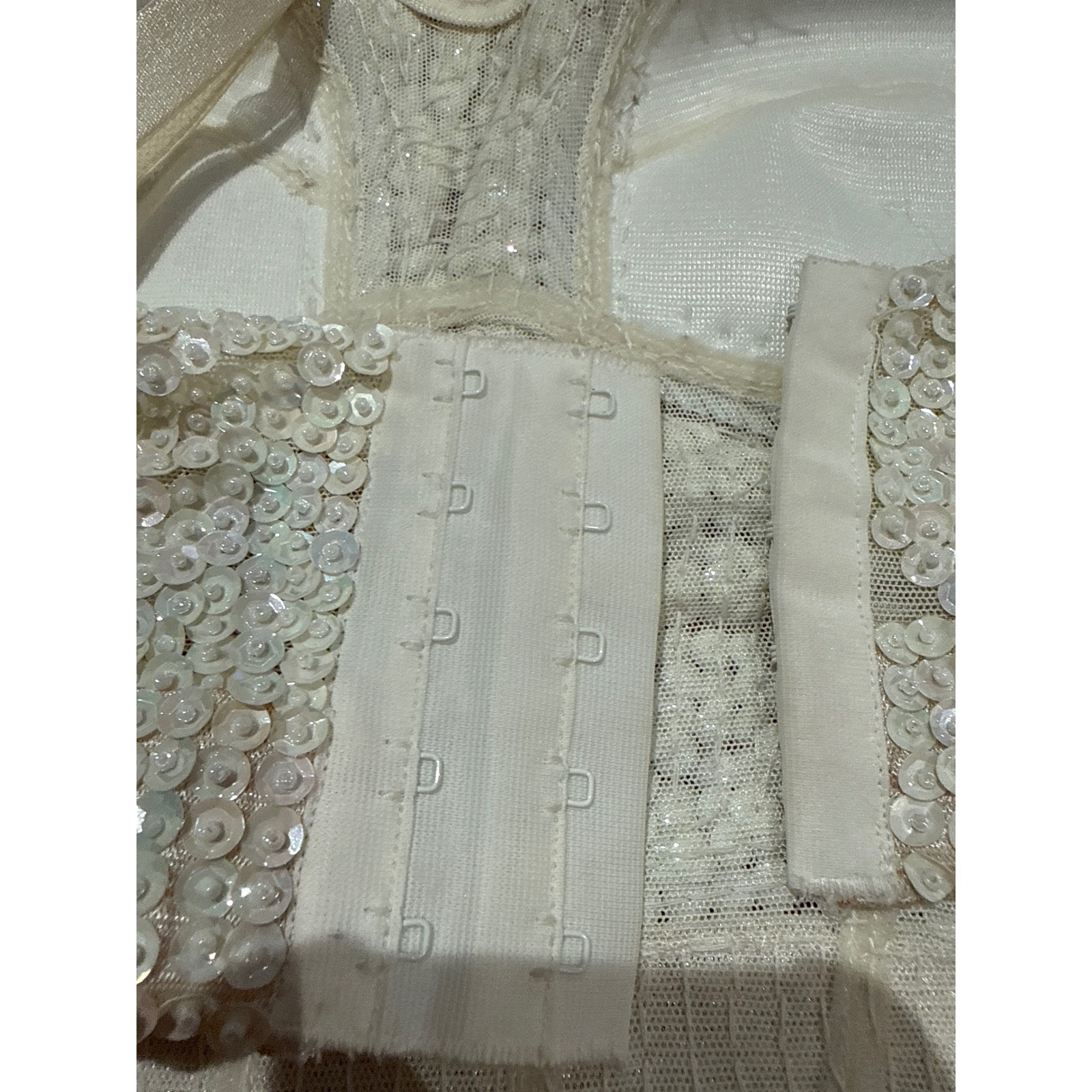 RARE Vintage Victoria’s Secret Gold Label 80s Beaded Sequin Bustier Top