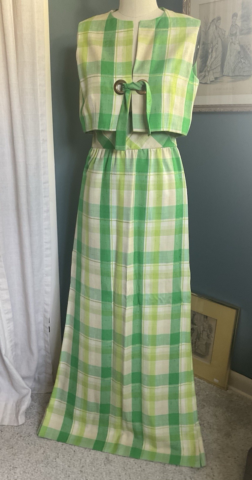 VINTAGE 60s PIERRE CARDIN 2 Piece Woman’s Skirt Set Size 6 Emaculat Made France