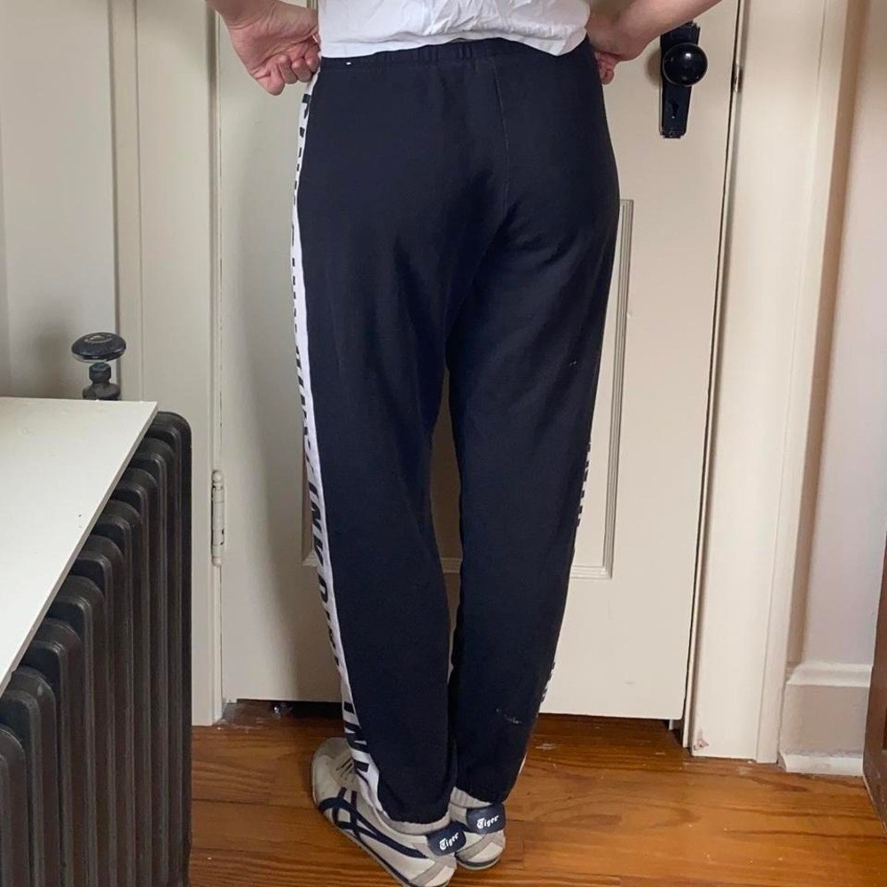 Vintage 90s y2k Victoria’s Secret PINK black sweatpants