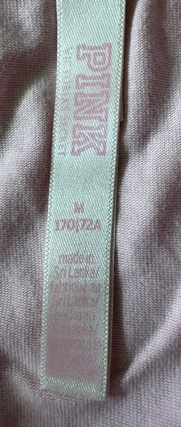 Vtg Pink Victoria’s Secret M High Cut Bikini Panty Panties