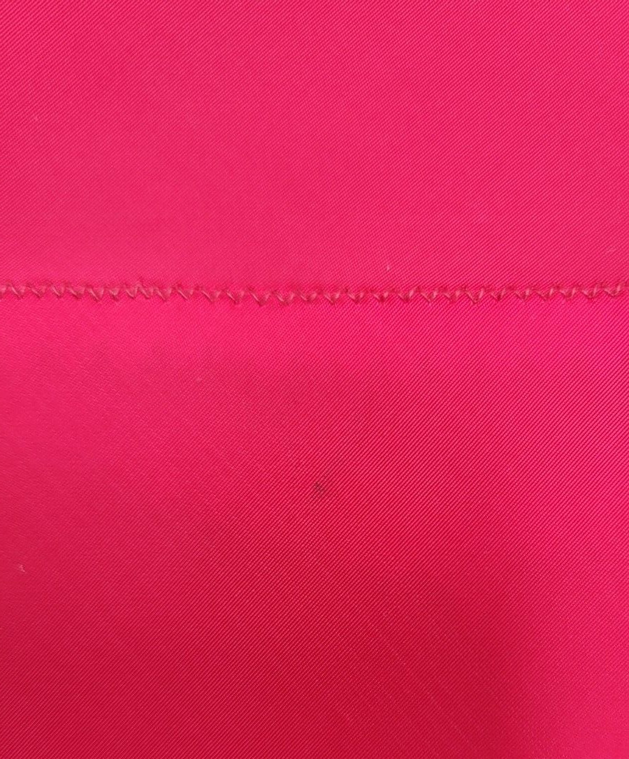 Vintage 40/50s BARBIZON Tafredda Red Full Slip Lingerie Micro Pleats- Size S/M