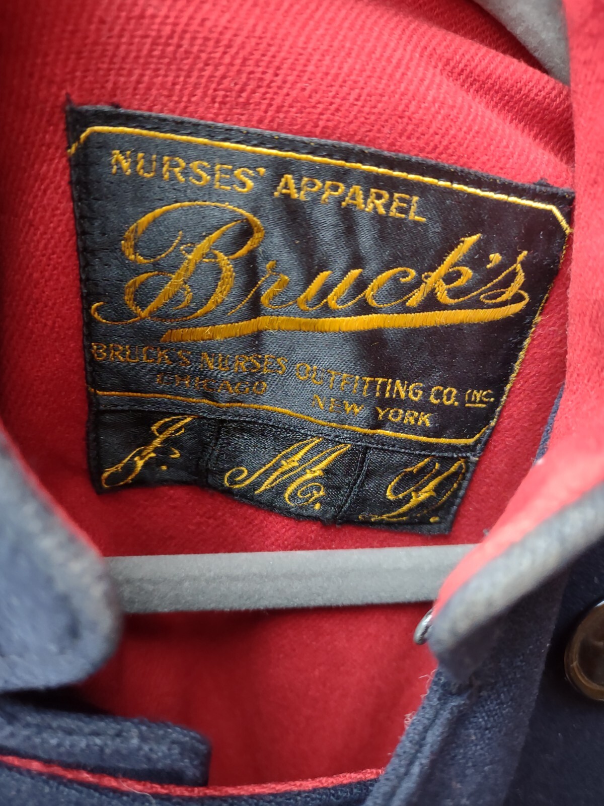 Vintage Bruck’s Nursing Cape: Nurses Apparel: Bruck’s Outfitting Co. Wool