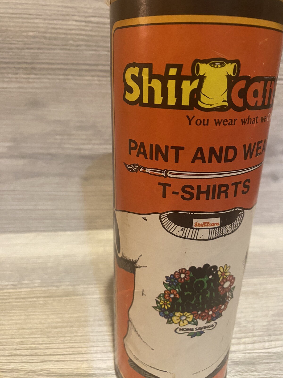 Vintage 1976 Shirt Cans Paint And Wear Shirt “Home Savings” *See Description”