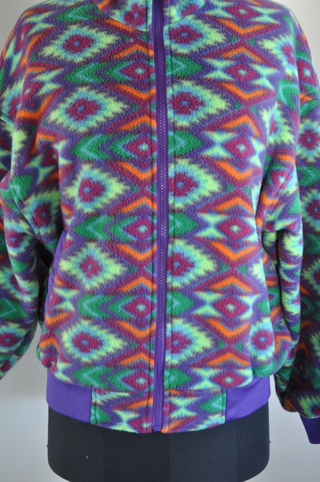 Vintage Izzi Sport Team 1980’s Ski Jacket with Fleece Size Small Retro