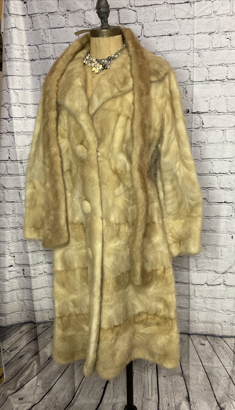 Vtg Fur Coat By GEORGE M. TRAHOS Fur House Athens Greece