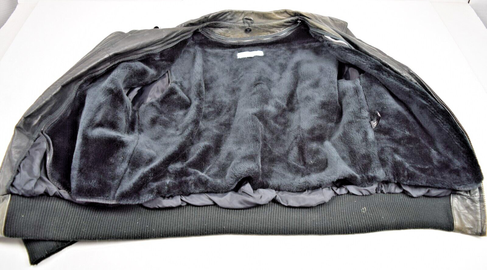 Vintage Leather Jacket Deerskin Trading Post Size 42 Brown Ombre Grunge Fade
