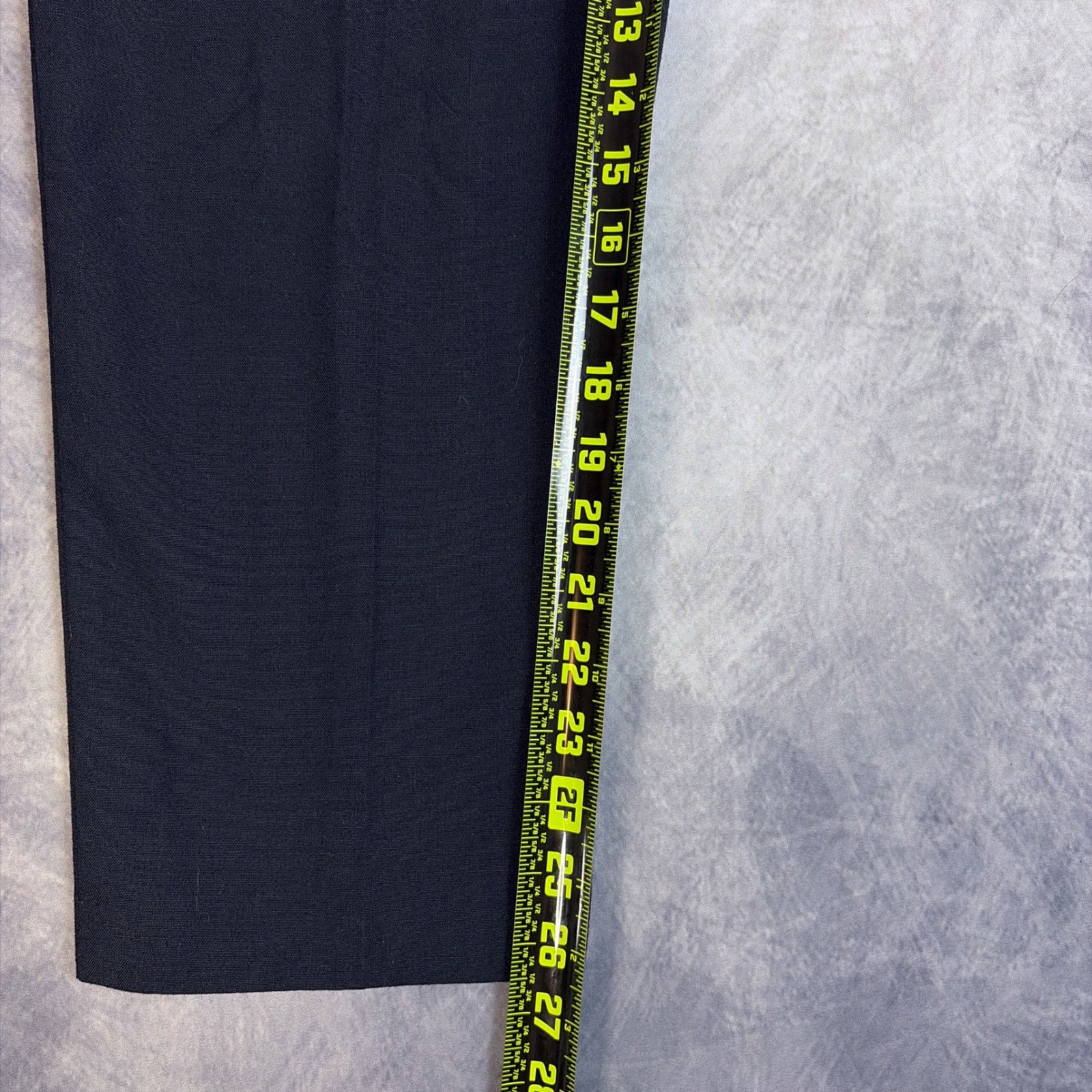 Vintage TanJay Trousers Womens Black Excellent Elastic Waist Straight Leg Pants