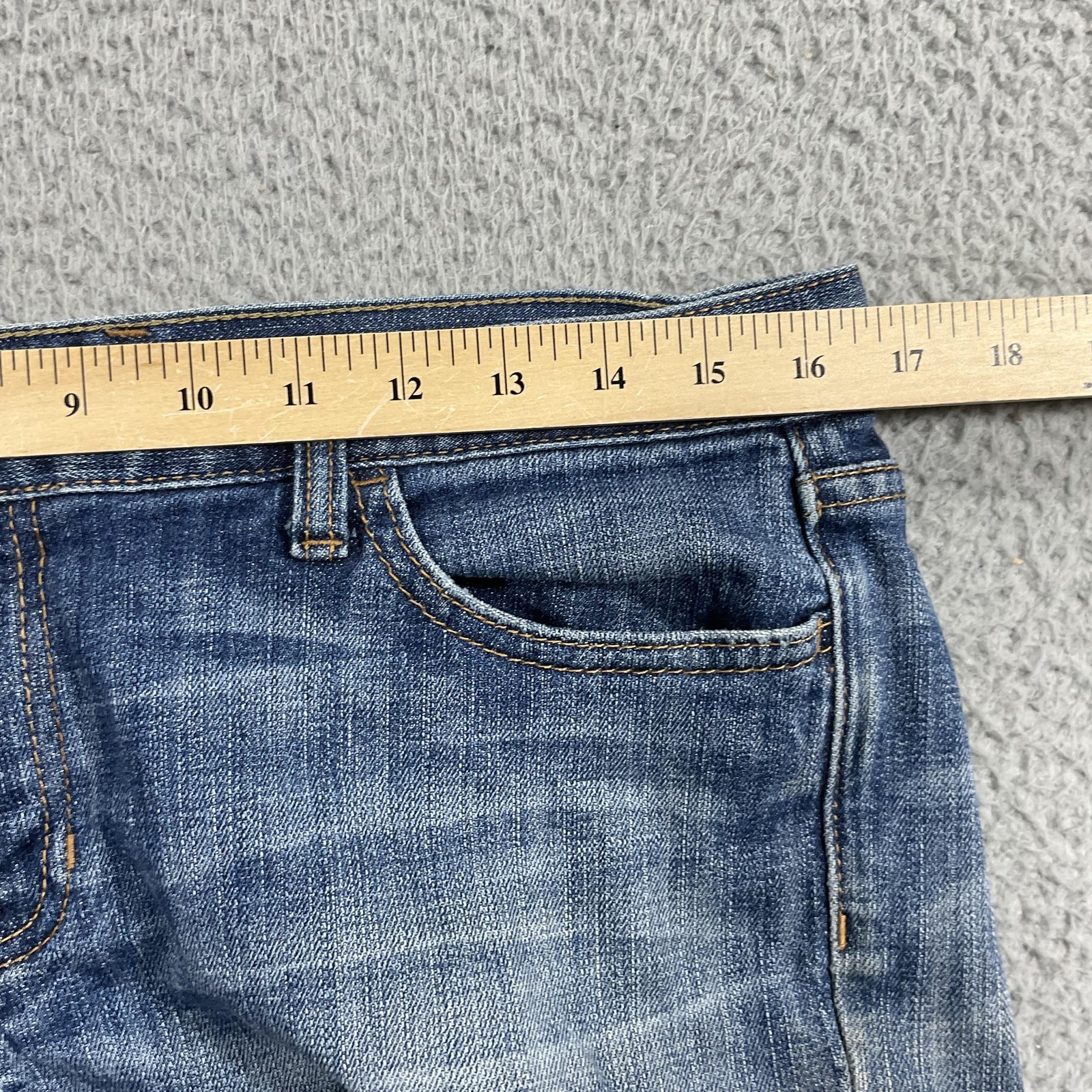 Gap Jeans Womens 10A Blue Long And Lean Flare Stretch 30 Waist 32 Inseam Vintage