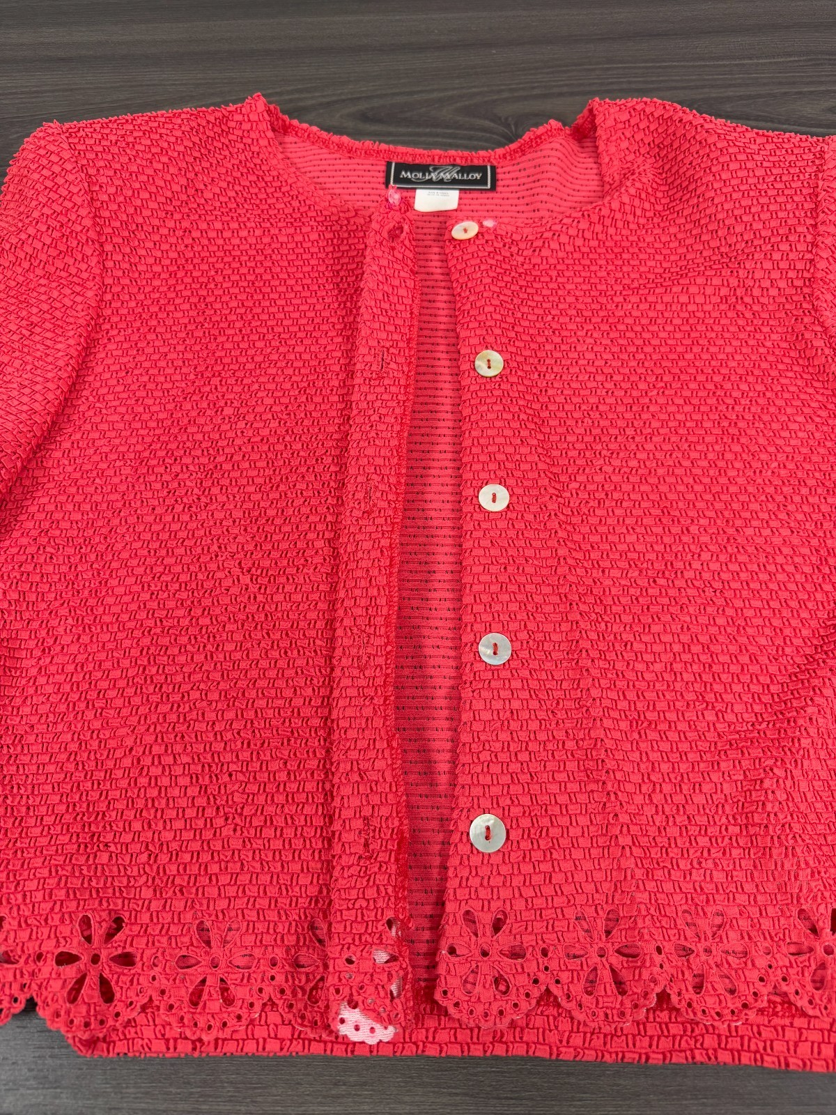 2 pc Molly Malloy Sleeveless Dress with Bolero Knit Top Sweater Jacket Size 12