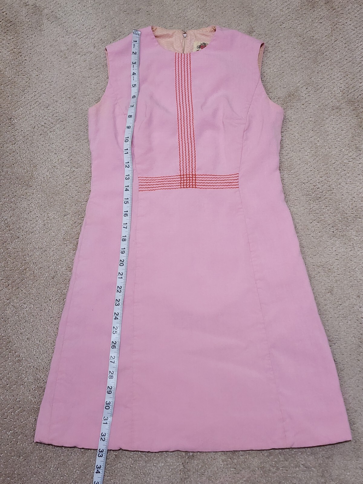 Lanz Originals Vintage Pink Dress Pit To Pit 15