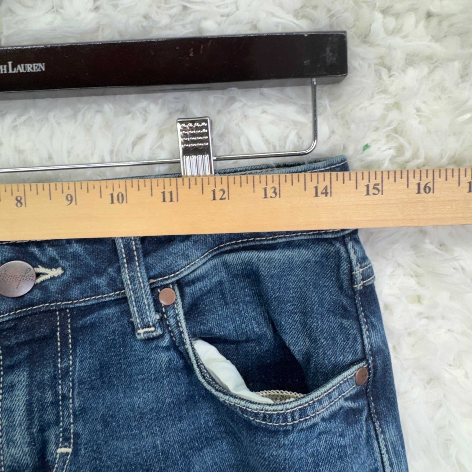 Wrangler Retro Jeans 27×32 Blue Slim Straight Western Cowboy Denim