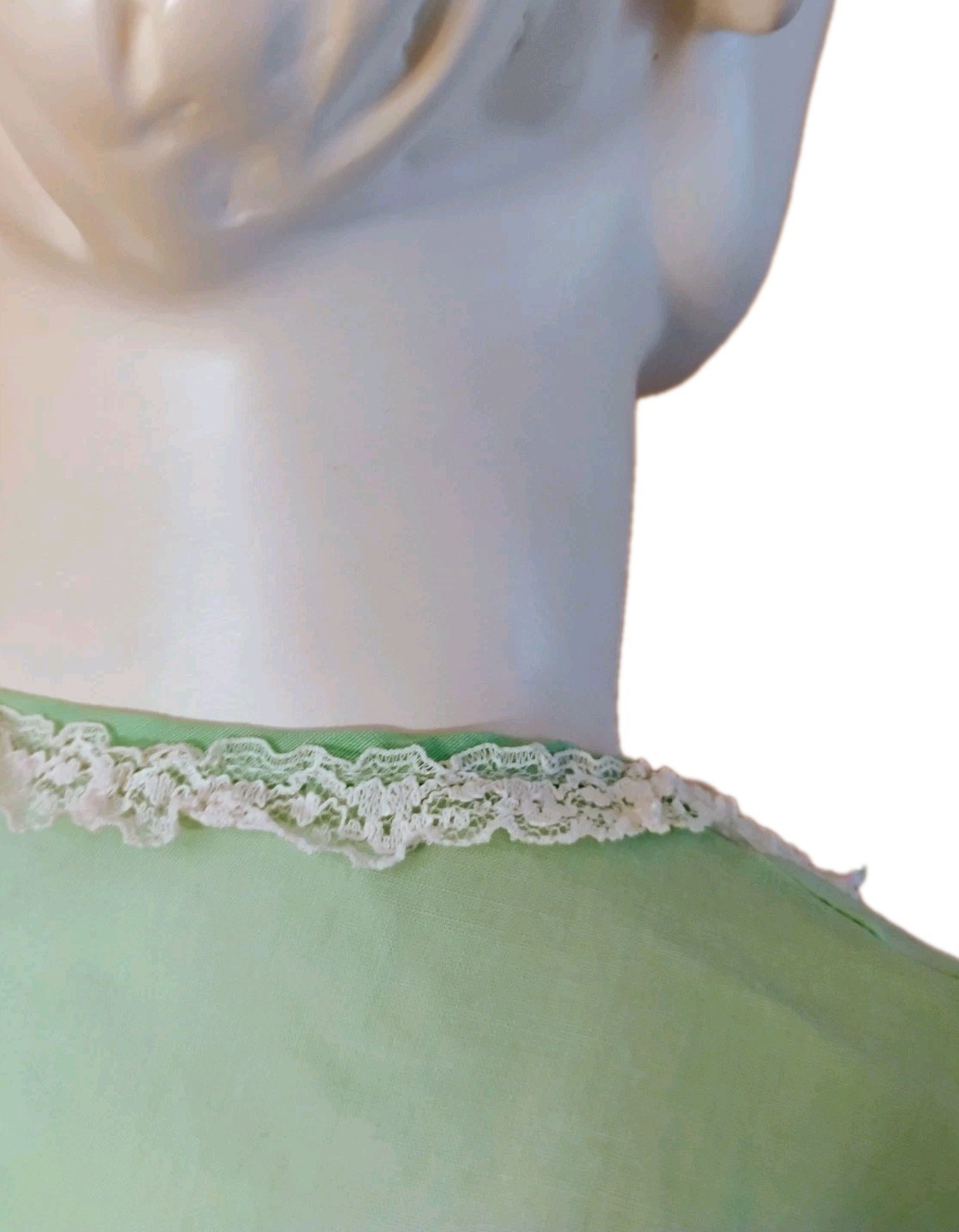 VTG 60’s „Katz” Mint Green Long PJ Set