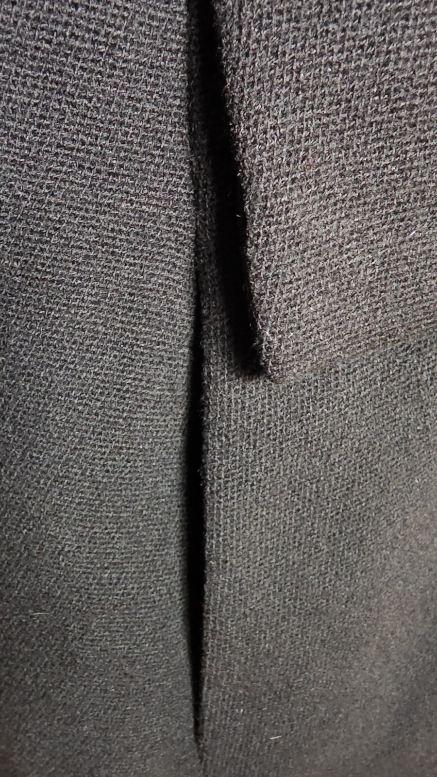 50s Vintage Black Wool Coat w Mink Collar S/M HIRSCH Chicago VASSAR CREATION