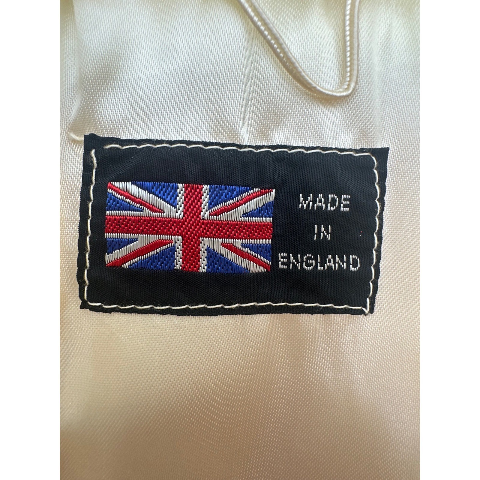 Vintage Gino Rossi Tissavel France Faux Fur Jacket Cream Made in England Women