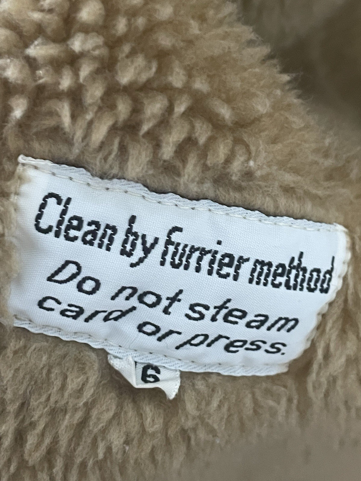 Bonnie Cashin Weatherwear Rusell Taylor Canvas Coat W/ Fauxfur Lining Size16