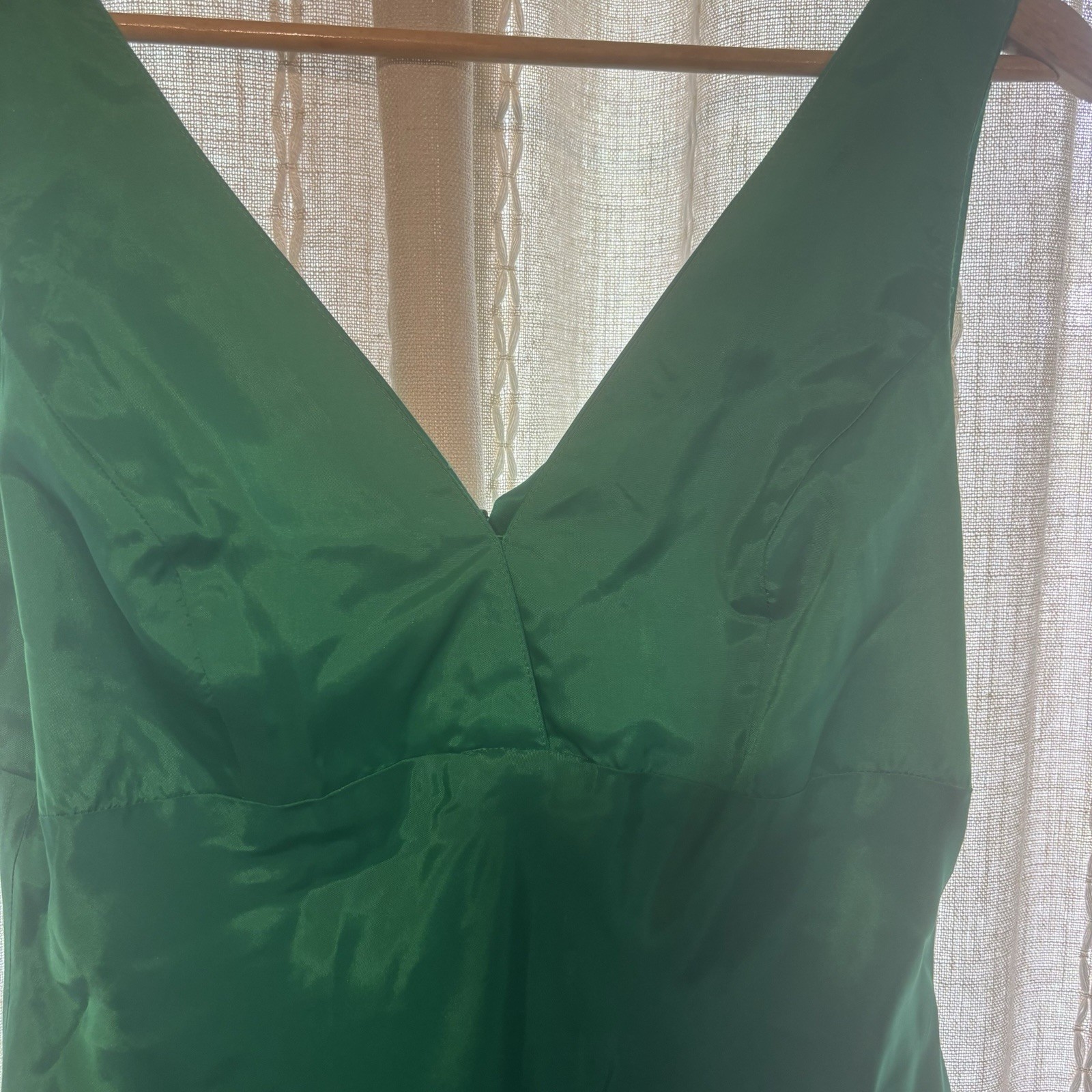 Cachet, Vintage , Green Dress , Silk, Refer To Pics For Inf And Measurements.