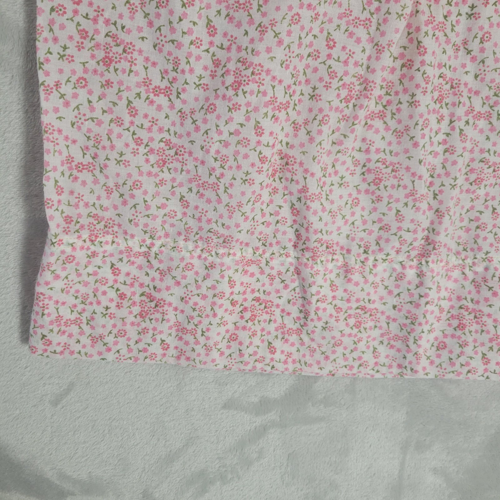 VTG Long Dainty Pink Floral Sleeveless Nightgown Summer OS Cottagecore Prarie