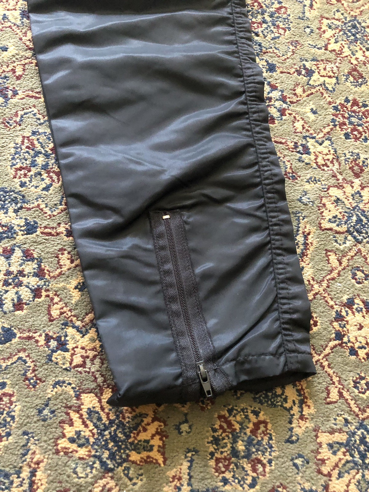 Iconic 80’s Black Parachute Pants Cargo, 6 Pockets