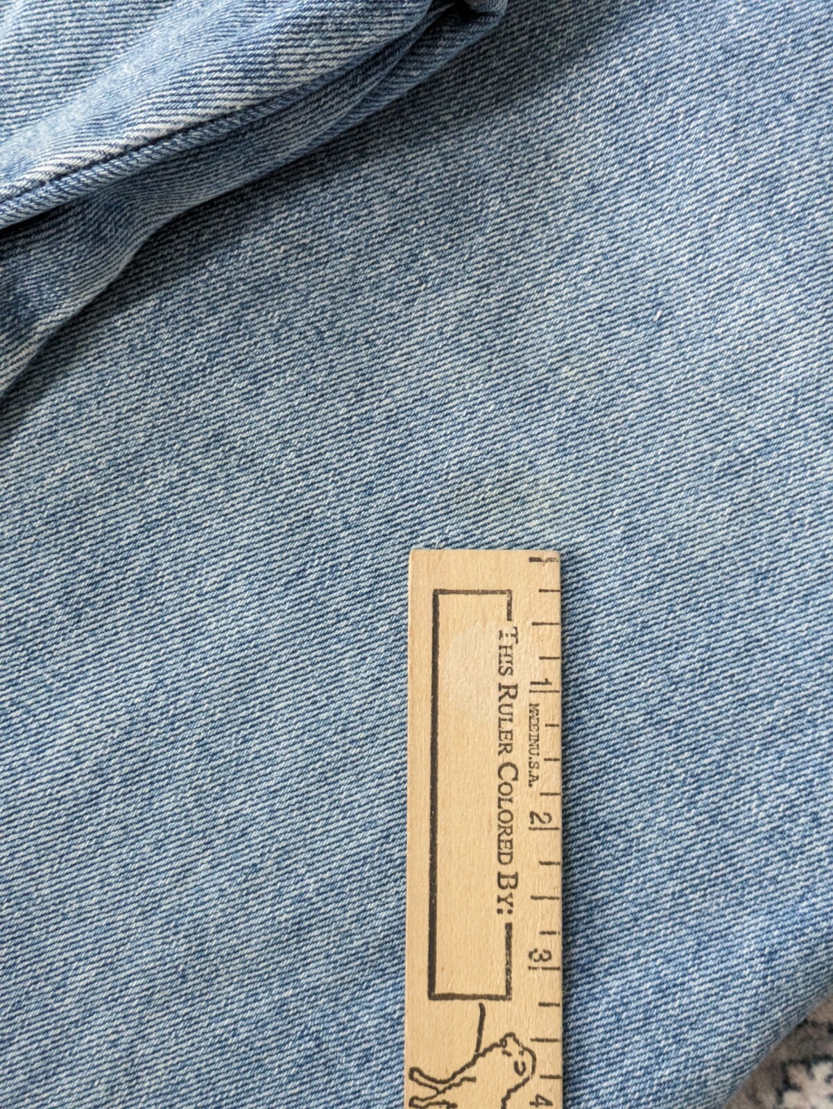 Vintage Basic Helium Pleated Blue Distressed Denim Jeans Pockets Women’s Size XS