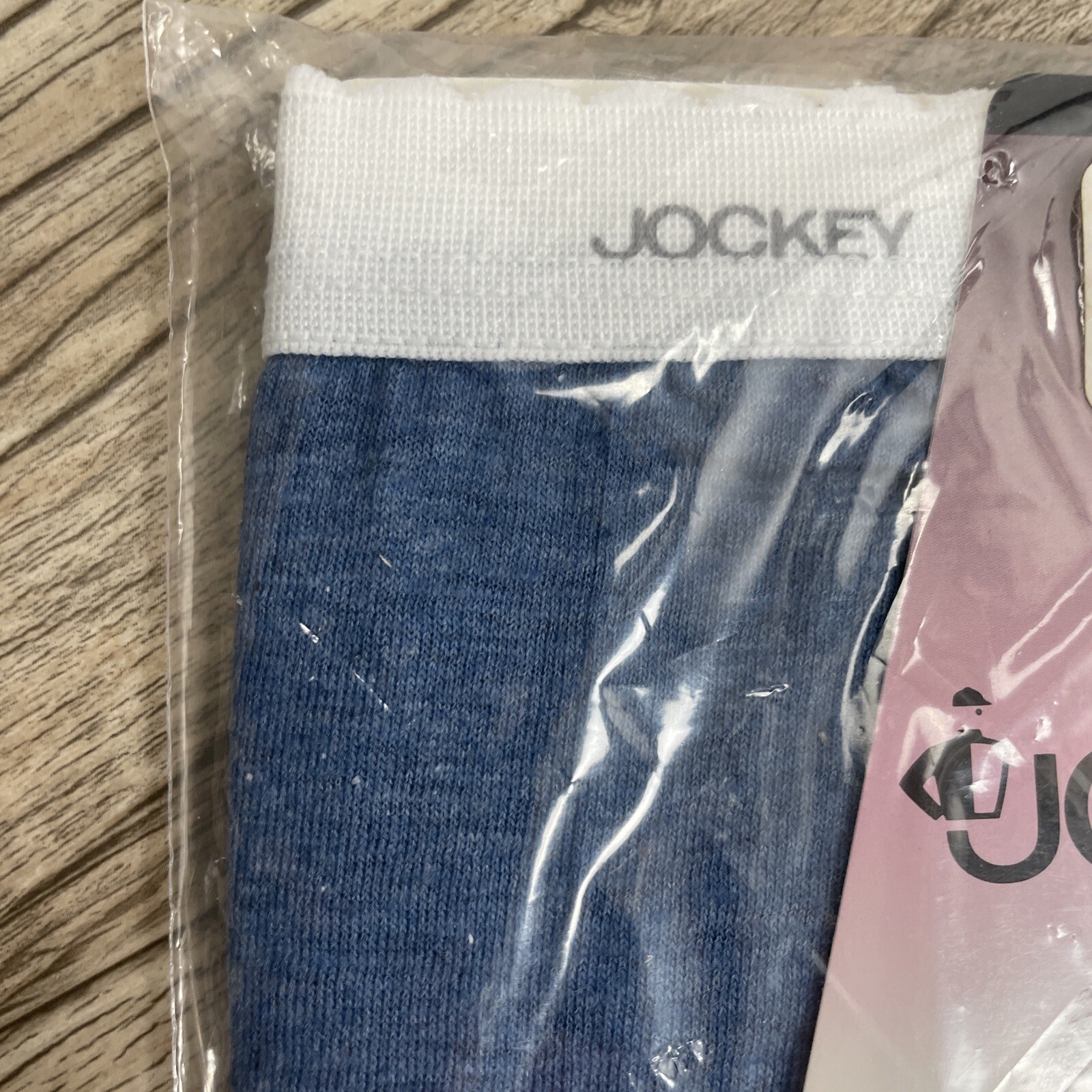 NOS 1992 Jockey For Her French Cut Brief Blue Size 5 Panties Cotton Vintage