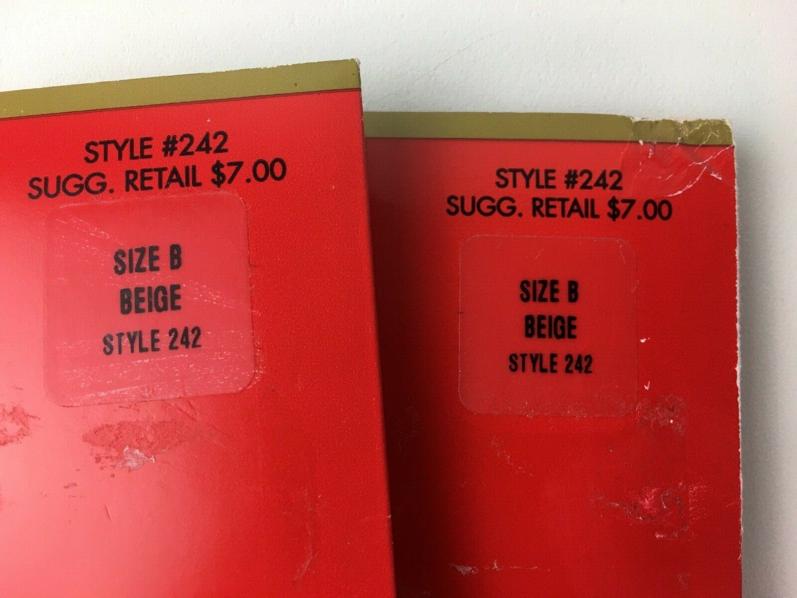 Lot of 3 Vintage Pantyhose Stockings Charles Jourdan & Hanes Size B