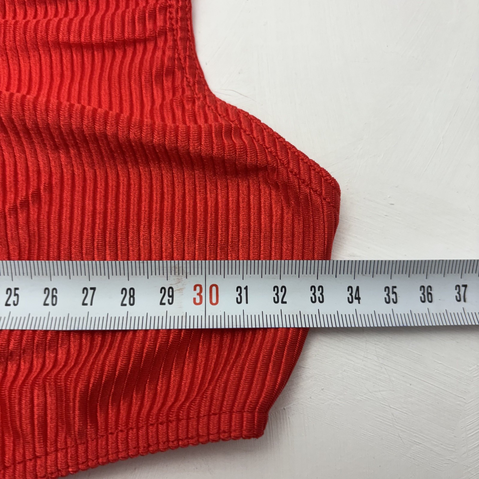 Candy Jay Red Cutout Bodysuit 80s-90s / Leotard, Yoga & Fitness / Size M