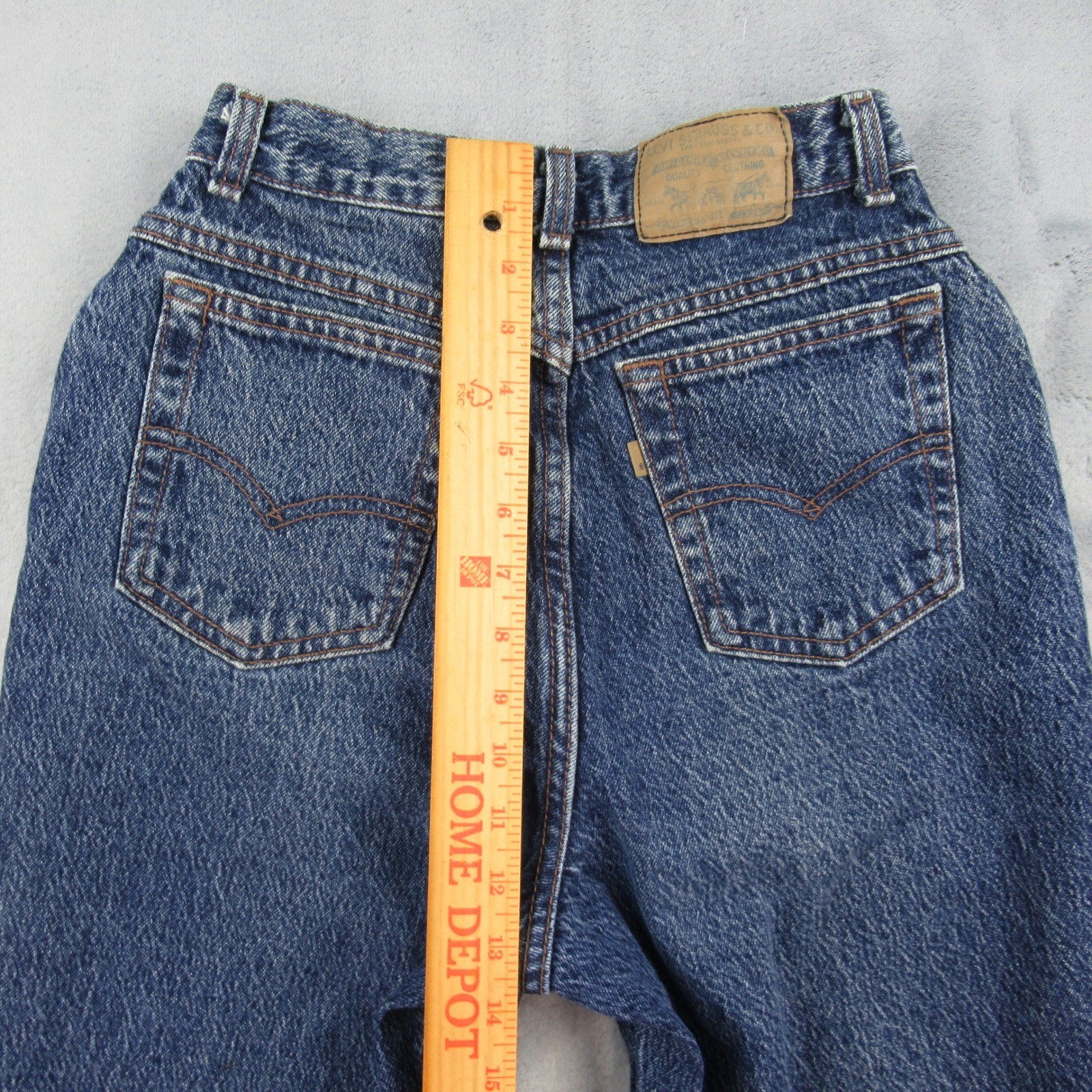 Vintage Levis 816 High Rise Tapered Mom Jean Dark Wash Made in USA Size 10 26×30