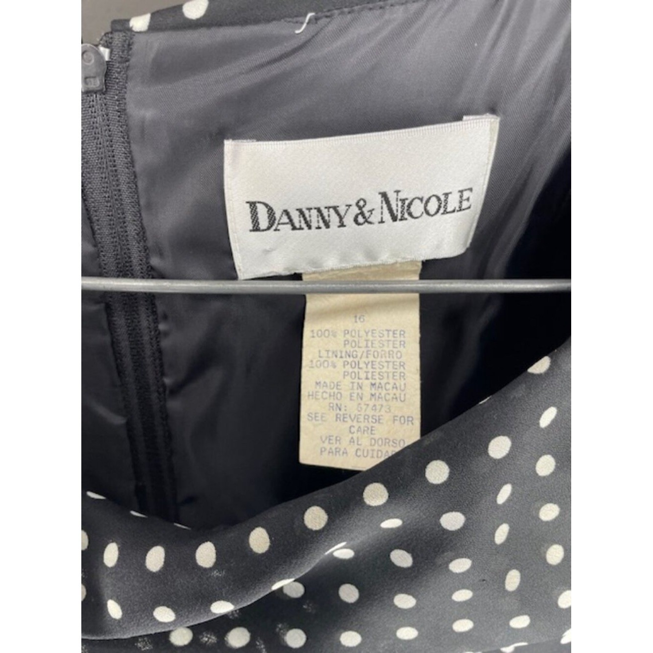 Vintage Danny & Nicole Polka Dot Dress
