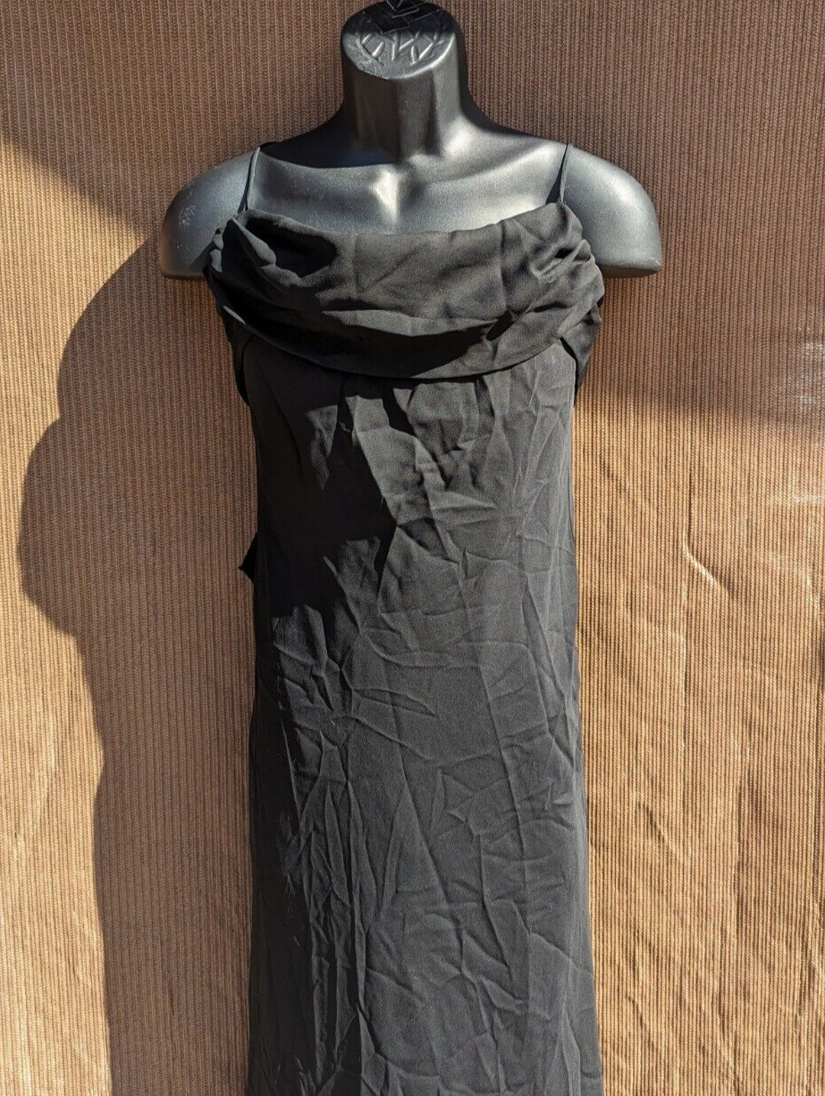 Jodi California Size 9/10 Woman’s Black Dress 100% Polyester Back YKK Zipper USA