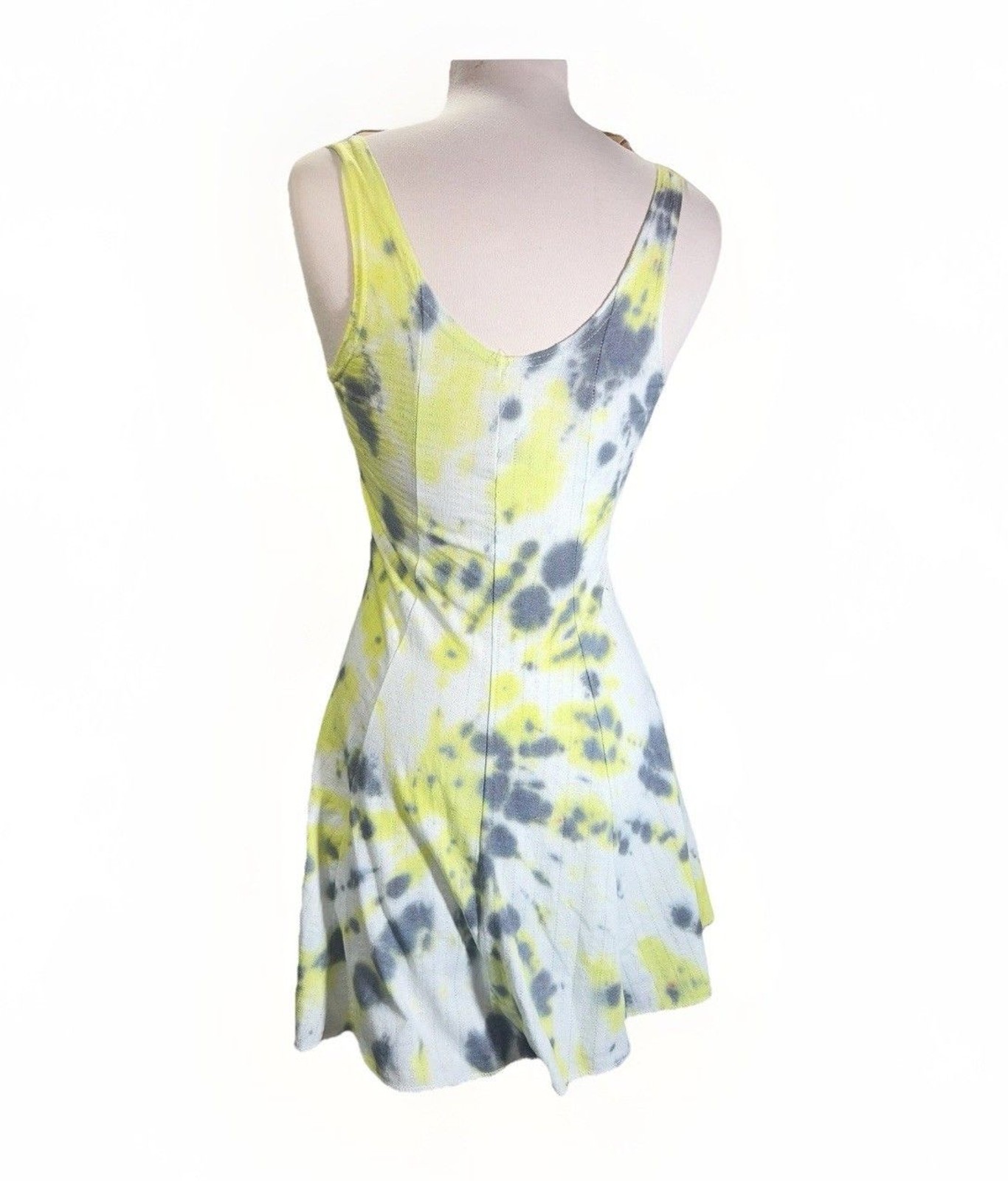 Eileen Dress Size S Vintage 90’s Tie Dye Dopamine Dress Maximalist Mini Dress