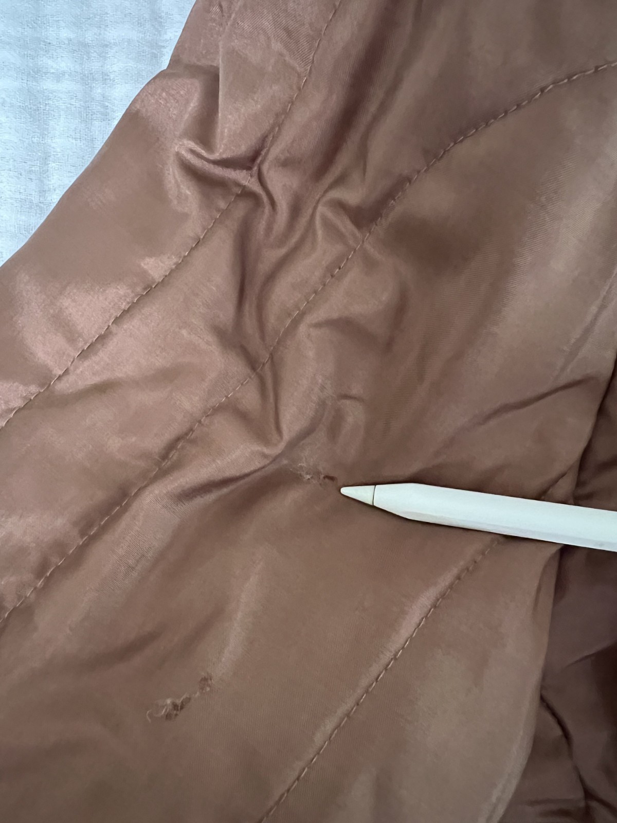 Fleet Street Vintage 80s Korean Down Feather Puffy Coat Long Toggles Mauve Pink