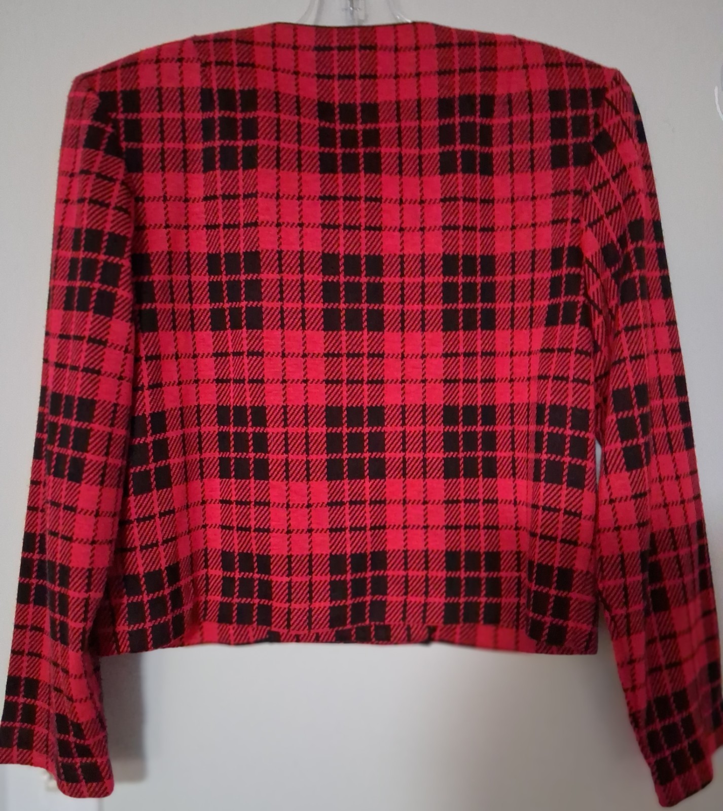 Vintage Sharon Young Red And Black Skirt & Jacket Clueless Y2k